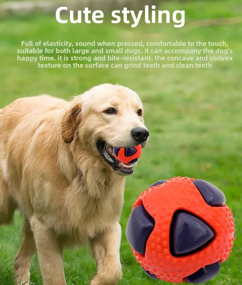 Pet Toy TPR Ball Interaction Pets Relieving Boredom Bite Resistance Small Medium-sized Dog Grinding Sleeping Venting Ball