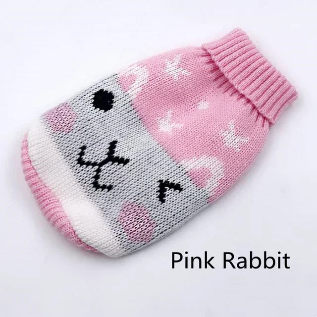 Dog Stripes Sweaters Winter Knitting Pet Sweater for Medium Large Dogs Christmas Elk Big Dog Clothes Labrador Pullovers Costume