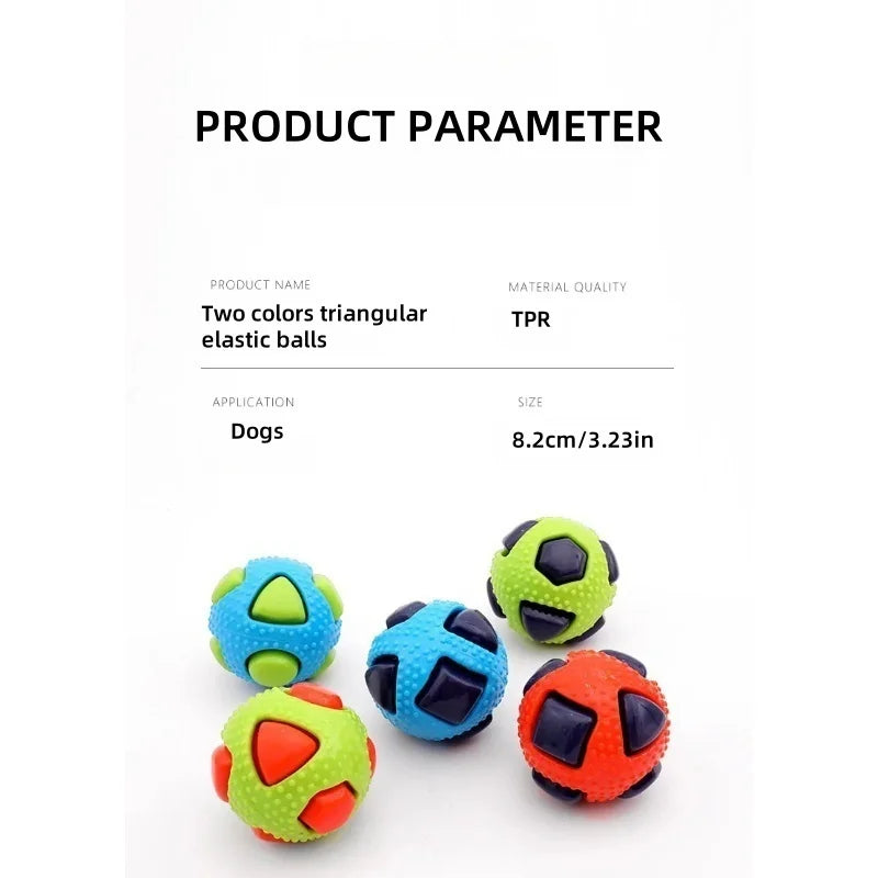 Pet Toy TPR Ball Interaction Pets Relieving Boredom Bite Resistance Small Medium-sized Dog Grinding Sleeping Venting Ball