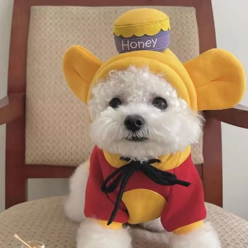 Cute Puppy Dog Clothing Autumn Cat Teddy Bears Pomeranian Schnauzer Small Puppy Pet Sweater