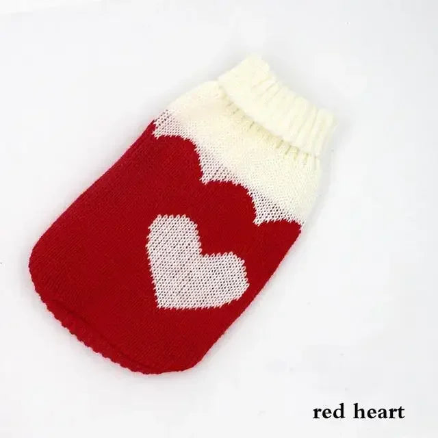 Dog Stripes Sweaters Winter Knitting Pet Sweater for Medium Large Dogs Christmas Elk Big Dog Clothes Labrador Pullovers Costume