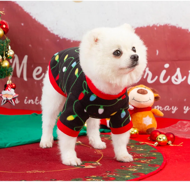 Dog Sweater Winter Warm Christmas Clothes for Small Medium Large Dogs Golden Retriever Rottweiler Corgi Cat Pullover Jumper