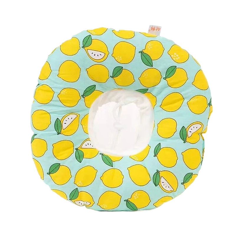 Cute Sweet Cartoon Pattern Cat Elizabethan Collar Adjustable Recovery Collar Pet Dog Neck Recovery Collar Protective Collar