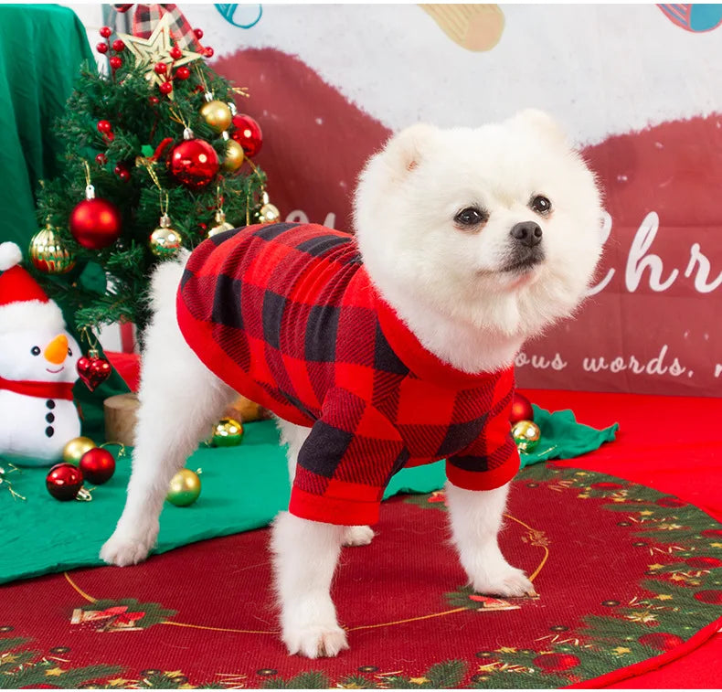 Dog Sweater Winter Warm Christmas Clothes for Small Medium Large Dogs Golden Retriever Rottweiler Corgi Cat Pullover Jumper