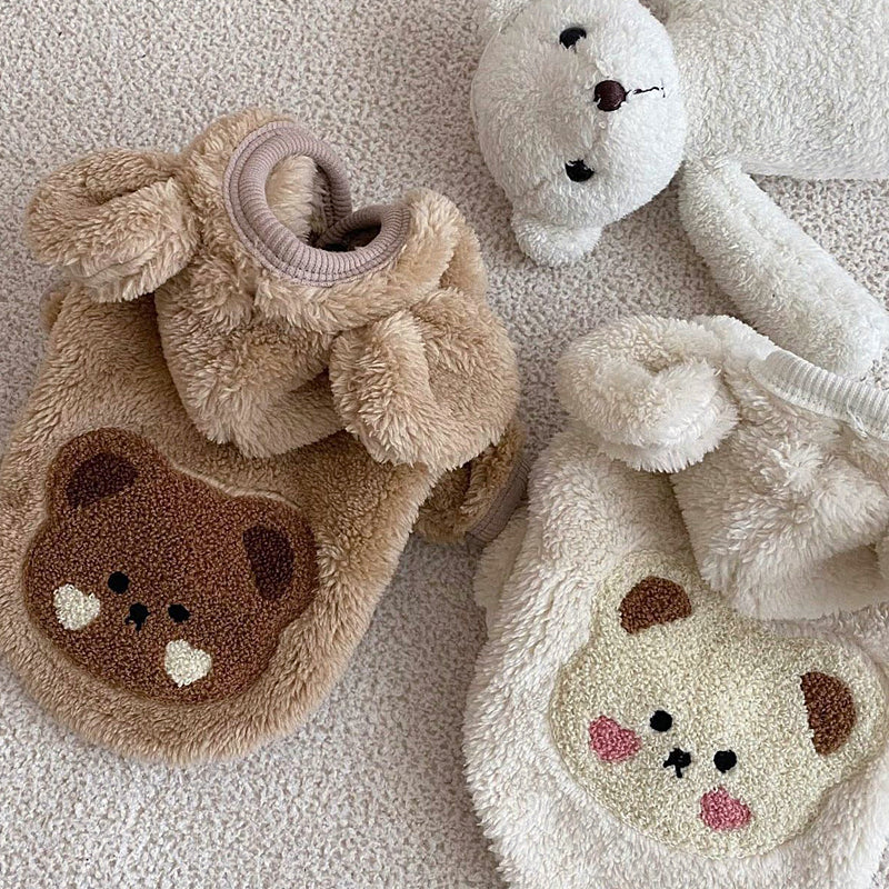 Pet Clothes Autumn Winter Medium Small Dog Sweet Sweater Warm Wool Fashion Hoodies Kitten Puppy Cute Pullover Chihuahua Poodle