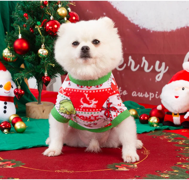 Dog Sweater Winter Warm Christmas Clothes for Small Medium Large Dogs Golden Retriever Rottweiler Corgi Cat Pullover Jumper
