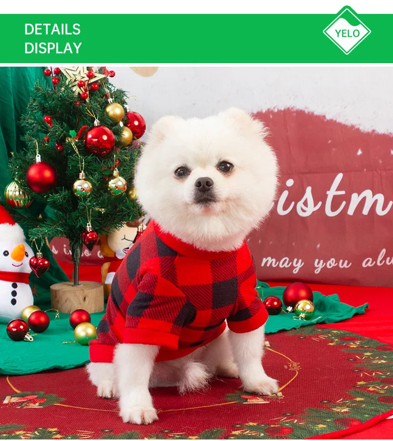 Dog Sweater Winter Warm Christmas Clothes for Small Medium Large Dogs Golden Retriever Rottweiler Corgi Cat Pullover Jumper