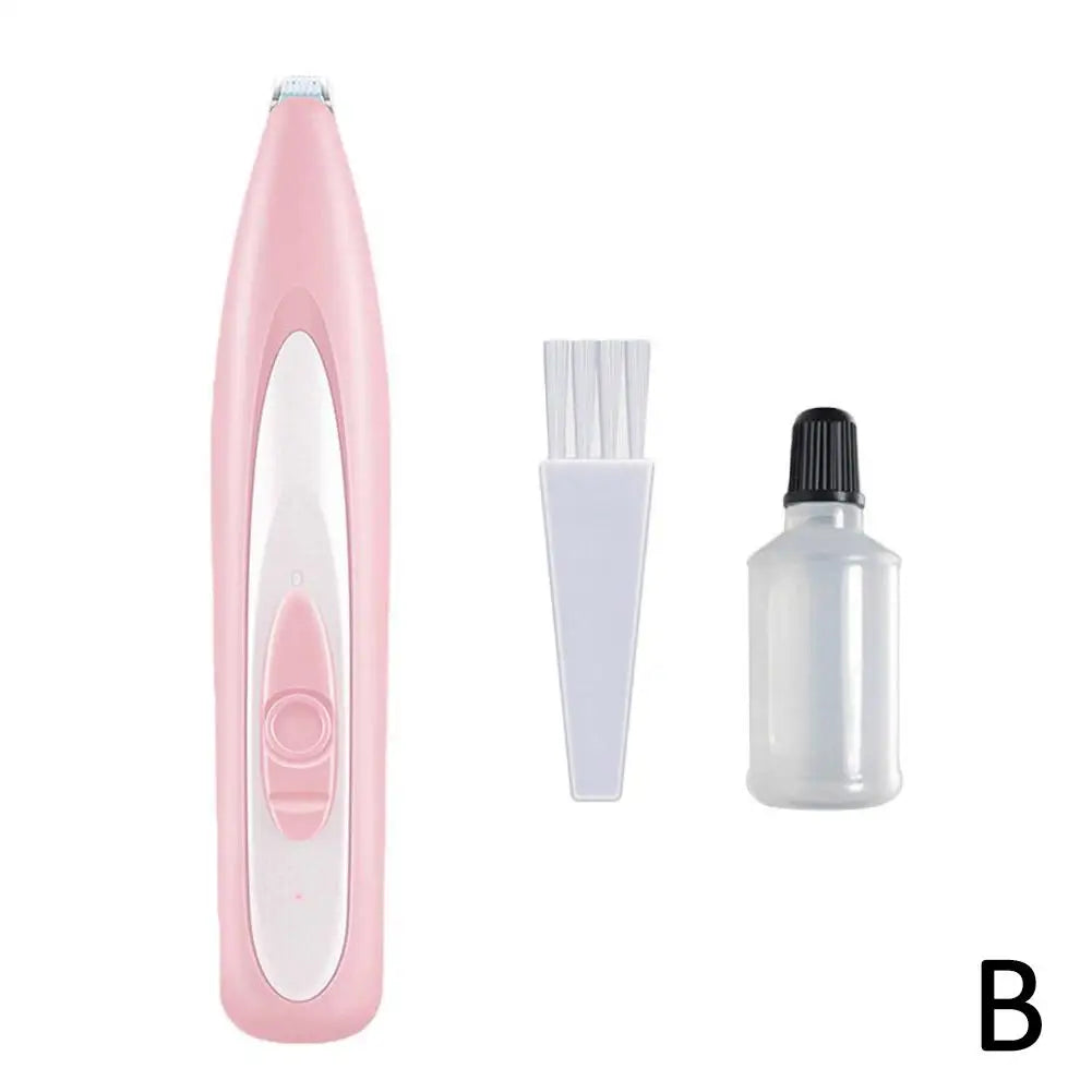 Pet Electric Hair Trimmer Professional Dog Cat Care Supplies Foot Hair Trimming Pet Grooming Hairdresser With Maintenance Oil