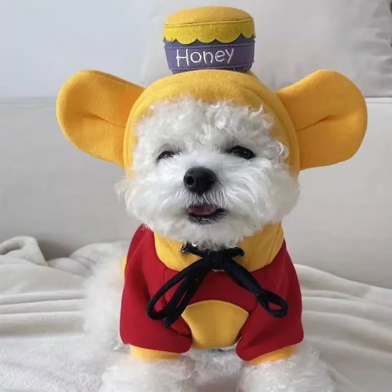 Cute Puppy Dog Clothing Autumn Cat Teddy Bears Pomeranian Schnauzer Small Puppy Pet Sweater