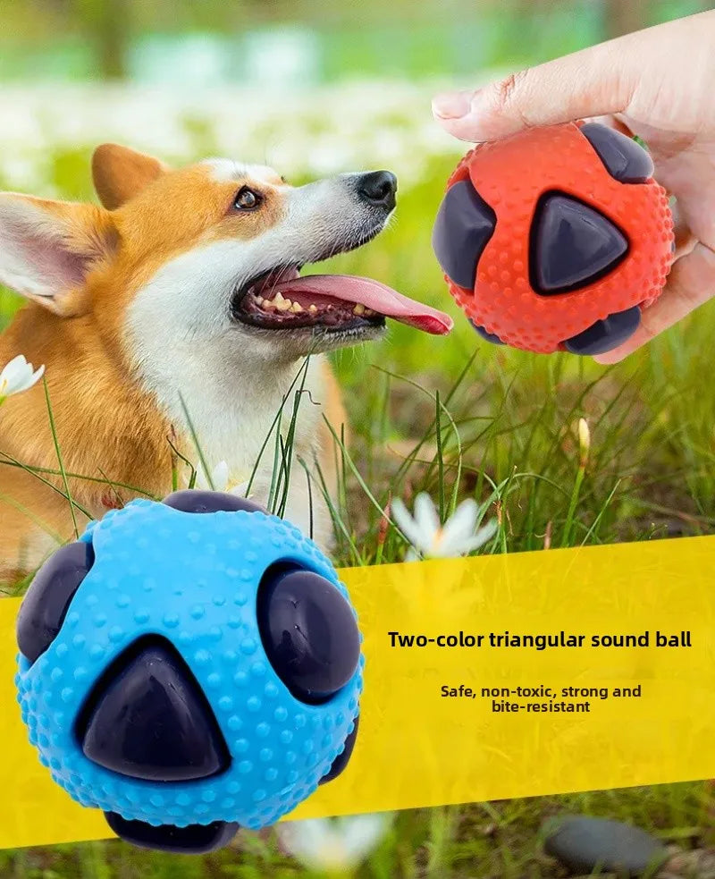 Pet Toy TPR Ball Interaction Pets Relieving Boredom Bite Resistance Small Medium-sized Dog Grinding Sleeping Venting Ball