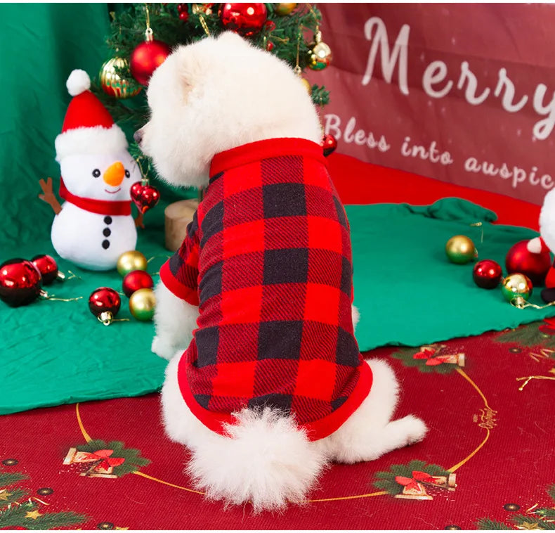 Dog Sweater Winter Warm Christmas Clothes for Small Medium Large Dogs Golden Retriever Rottweiler Corgi Cat Pullover Jumper