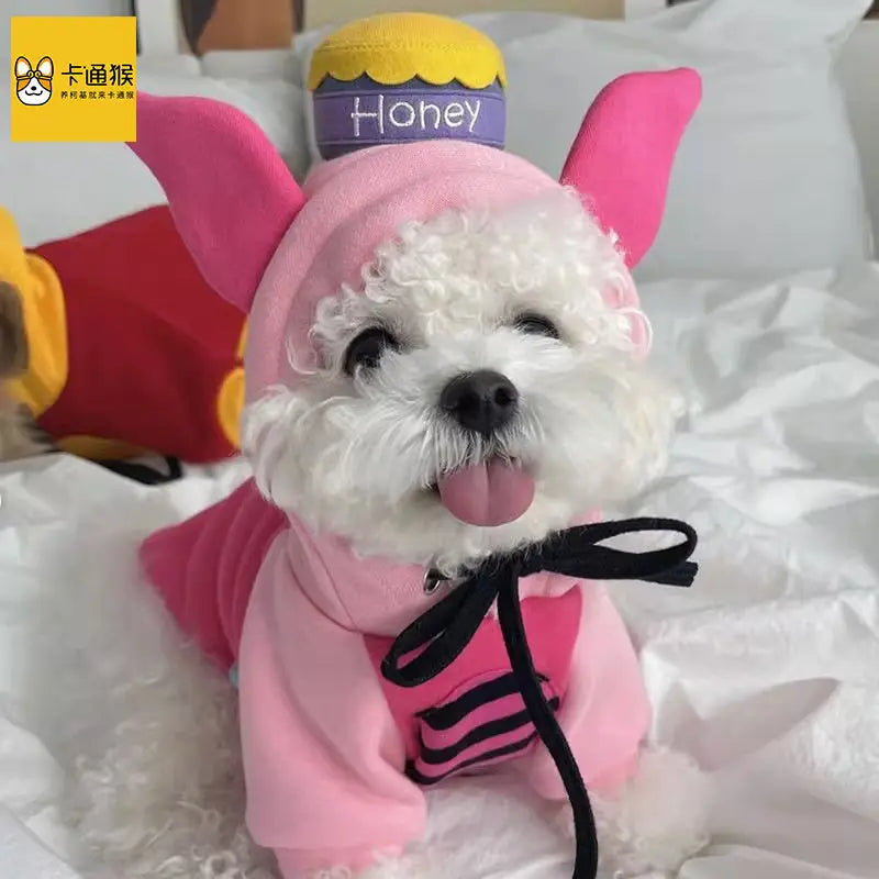 Cute Puppy Dog Clothing Autumn Cat Teddy Bears Pomeranian Schnauzer Small Puppy Pet Sweater
