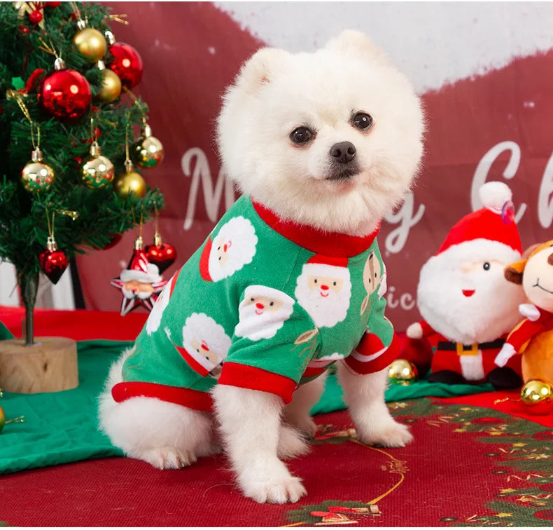 Dog Sweater Winter Warm Christmas Clothes for Small Medium Large Dogs Golden Retriever Rottweiler Corgi Cat Pullover Jumper
