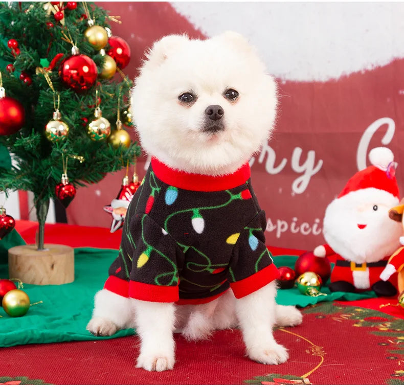 Dog Sweater Winter Warm Christmas Clothes for Small Medium Large Dogs Golden Retriever Rottweiler Corgi Cat Pullover Jumper