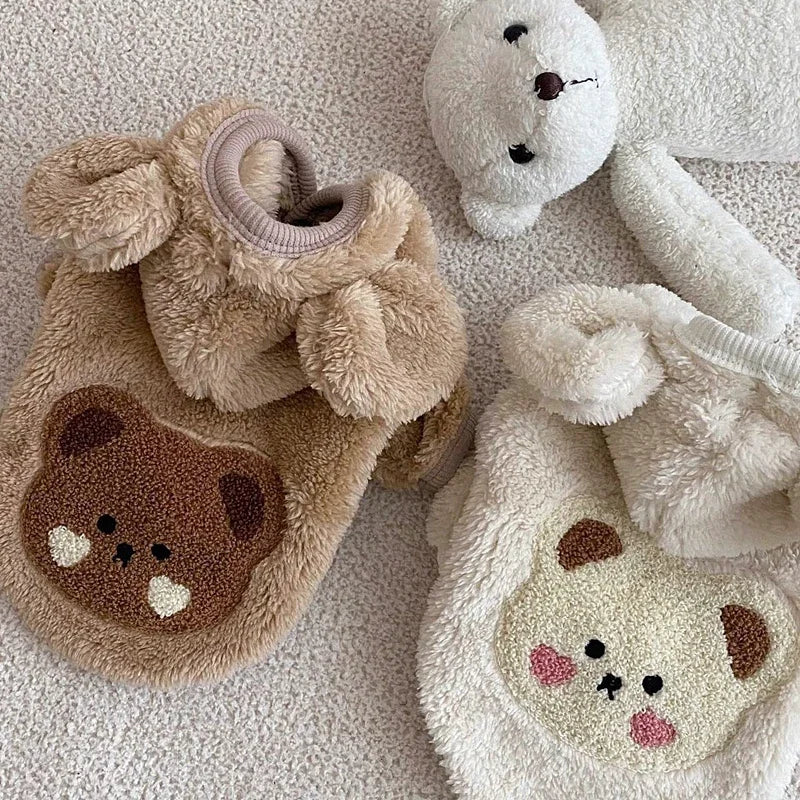 Pet Clothes Autumn Winter Medium Small Dog Sweet Sweater Warm Wool Fashion Hoodies Kitten Puppy Cute Pullover Chihuahua Poodle