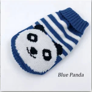 Dog Stripes Sweaters Winter Knitting Pet Sweater for Medium Large Dogs Christmas Elk Big Dog Clothes Labrador Pullovers Costume