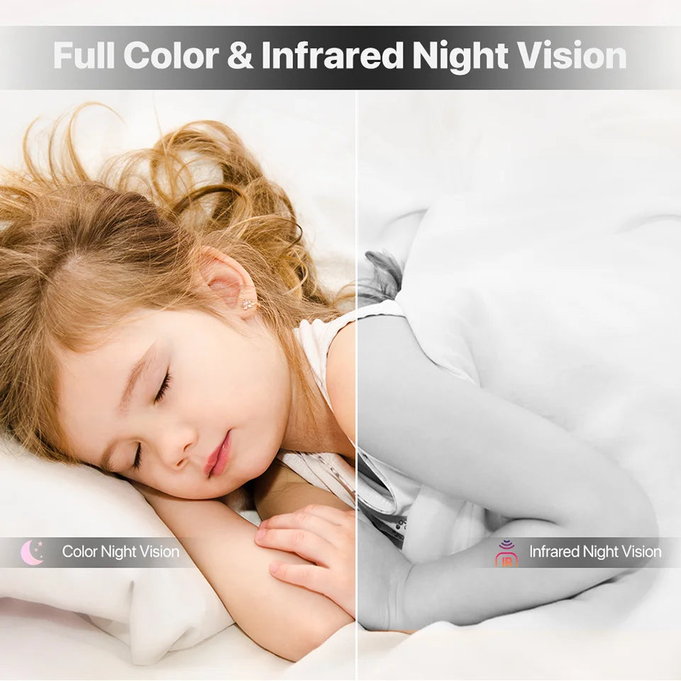 Vstarcam 2MP Indoor 2.4G WiFi Cameras for Home Security,Pet Baby Monitor, Spotlight Alarm,Pan & Tilt,APP Control,24/7 Recording