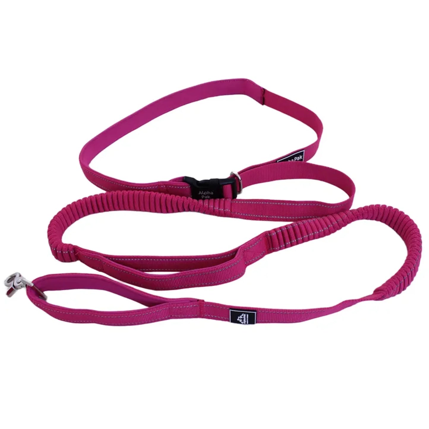 TD Cascades Plum Boysenberry Stretchable Dog Leash for Active Pets