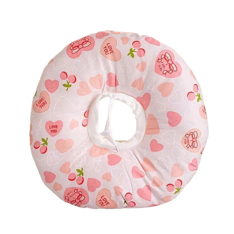 Cute Sweet Cartoon Pattern Cat Elizabethan Collar Adjustable Recovery Collar Pet Dog Neck Recovery Collar Protective Collar