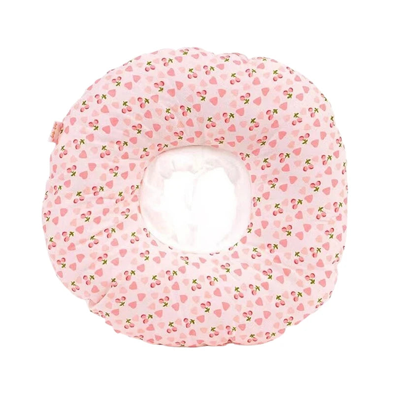 Cute Sweet Cartoon Pattern Cat Elizabethan Collar Adjustable Recovery Collar Pet Dog Neck Recovery Collar Protective Collar