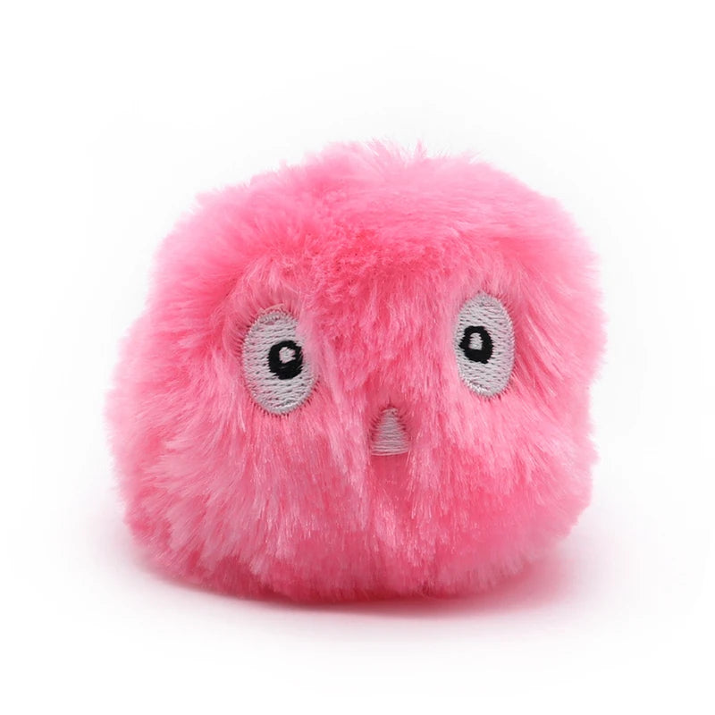 Smart Cat Toys Interactive Ball Plush Electric Catnip Training Toy Kitten Touch Sounding Pet Product Squeak Toy Ball Cat Play