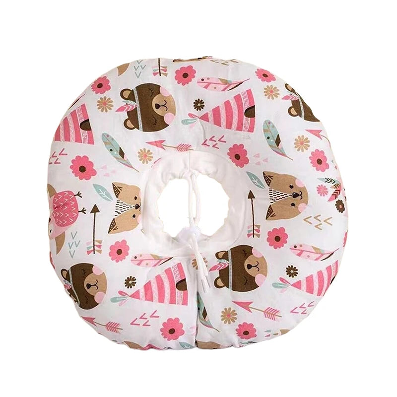 Cute Sweet Cartoon Pattern Cat Elizabethan Collar Adjustable Recovery Collar Pet Dog Neck Recovery Collar Protective Collar