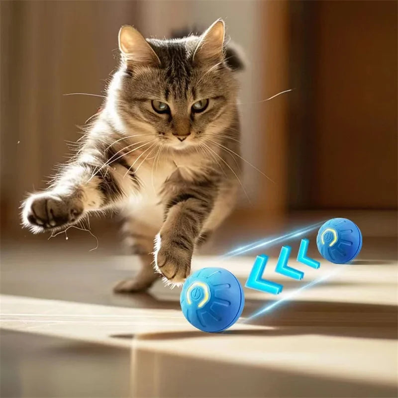 Smart Dog Toy Ball Electronic Interactive Pet Toy Moving Ball USB Automatic Moving Bouncing for Puppy Christmas gift Cat Product