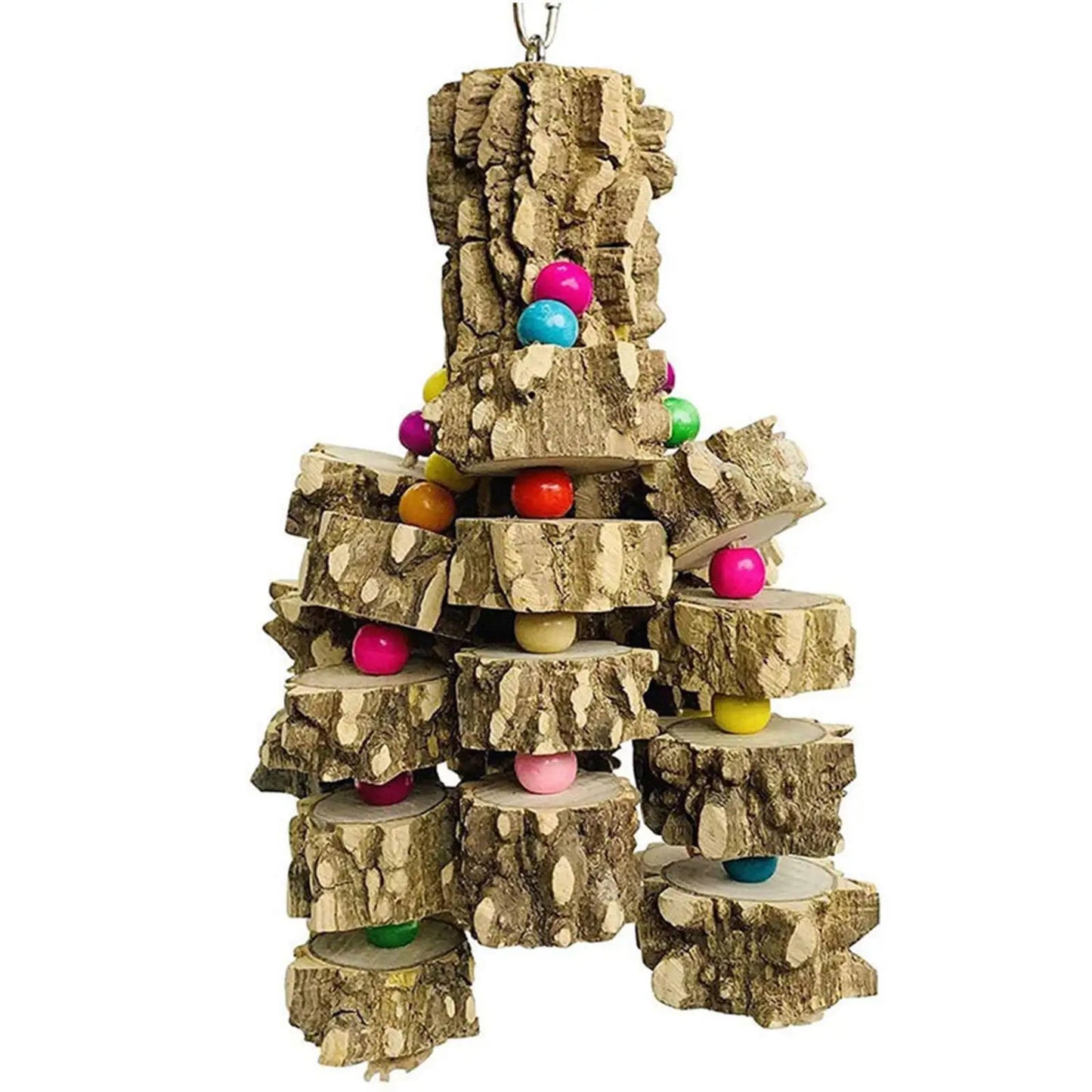 Pet Bird Wooden Climb Cockatiel Parakeet Budgie Parrot Toy