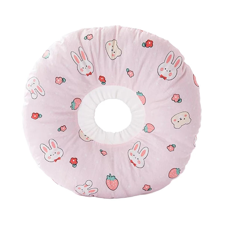 Cute Sweet Cartoon Pattern Cat Elizabethan Collar Adjustable Recovery Collar Pet Dog Neck Recovery Collar Protective Collar