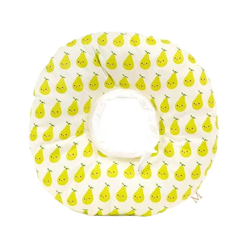 Cute Sweet Cartoon Pattern Cat Elizabethan Collar Adjustable Recovery Collar Pet Dog Neck Recovery Collar Protective Collar