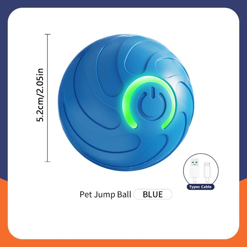 Smart Dog Toy Ball Electronic Interactive Pet Toy Moving Ball USB Automatic Moving Bouncing for Puppy Christmas gift Cat Product