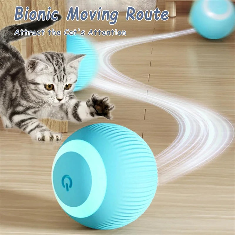 Smart Dog Toy Ball Electronic Interactive Pet Toy Moving Ball USB Automatic Moving Bouncing for Puppy Christmas gift Cat Product