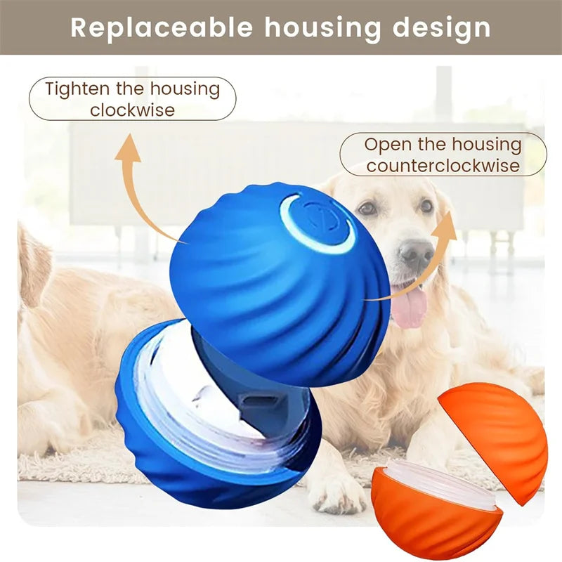 Smart Dog Toy Ball Electronic Interactive Pet Toy Moving Ball USB Automatic Moving Bouncing for Puppy Christmas gift Cat Product